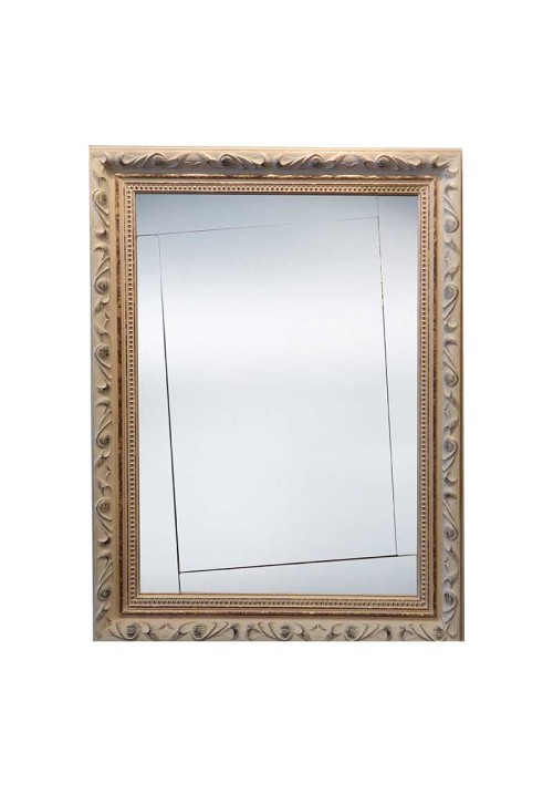 Espelho Decorativo -  Moldura branca