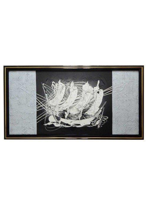 Tela - Abstrata com fundo azul